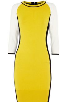 Karen Millen Zippy Texture Knit Dress - Lyst