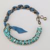 Lanvin Enamel Snake Choker Necklace Turquoise in Blue (turquoise) - Lyst