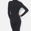 Lauren By Ralph Lauren Merino Embroidered Dress in Black (black/ black) - Lyst