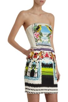 Mary Katrantzou Strapless Dress - Lyst