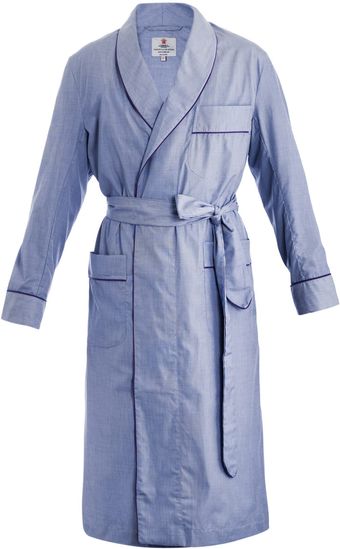 Turnbull & Asser Filafil Bath Robe - Lyst
