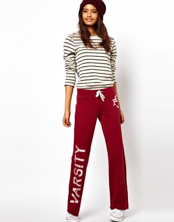Asos Jogger with Varsity Logo - Lyst