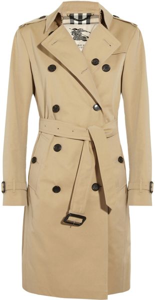 Burberry Cottontwill Longlength Trench Coat - Lyst