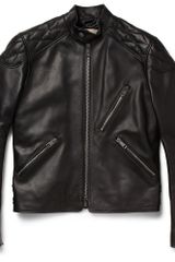 Burberry Brit Leather Biker Jacket
