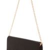 Diane Von Furstenberg Black Woven Raffia Carolina Lips Clutch in Black - Lyst