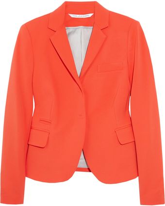 Diane Von Furstenberg Yahlie Cropped Stretch-Crepe Blazer - Lyst