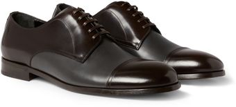 Dolce & Gabbana Twotone Leather Derby Shoes - Lyst