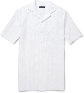 Dolce & Gabbana Jaquard Woven Cotton Shirt - Lyst