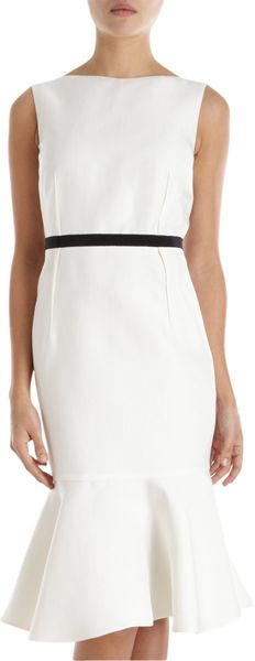 Giambattista Valli Peplum Hem Sheath Dress - Lyst