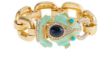 J.Crew Enameled Frog Bracelet - Lyst