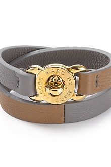 Marc By Marc Jacobs Katie Double Wrap Leather Bracelet - Lyst