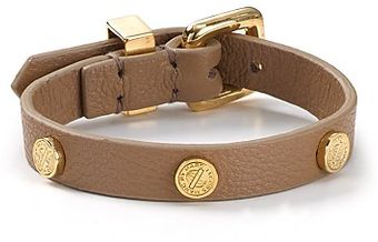 Marc By Marc Jacobs Turnlock Leather Wrap Bracelet - Lyst
