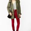 Nasty Gal Downtown Parka in Green (army) - Lyst