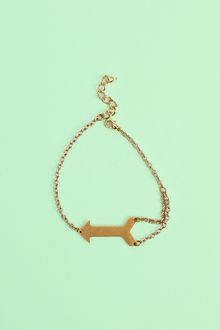 Nasty Gal Arrow Chain Bracelet - Lyst