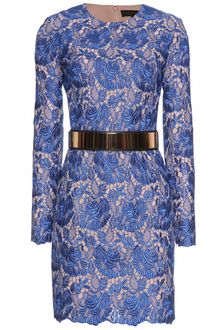 Stella McCartney Embroidered Dress with Belt - Lyst