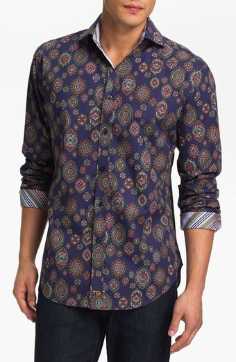 Thomas Dean Regular Fit Sport Shirt - Lyst