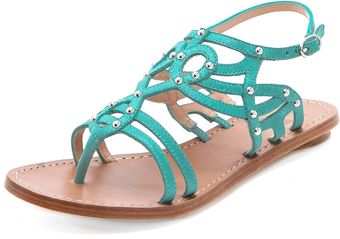 Belle By Sigerson Morrison Roma Stud Sandals - Lyst