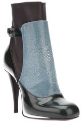 Fendi Colour Block Ankle Boot