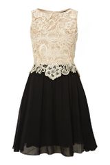 Little Mistress 2 in 1 Lace Top Dress