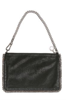 Stella McCartney Shaggy Faux Deer Leather Clutch - Lyst