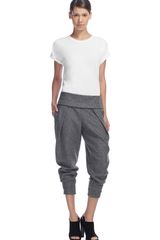Alexander Wang Low Rise Pleated Jogging Trousers