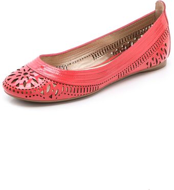 Belle By Sigerson Morrison Laser Cut Ballet Flats - Lyst
