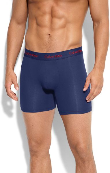 Calvin Klein Micro Modal Boxer Briefs in Blue for Men (smooth sailing blue) - Lyst