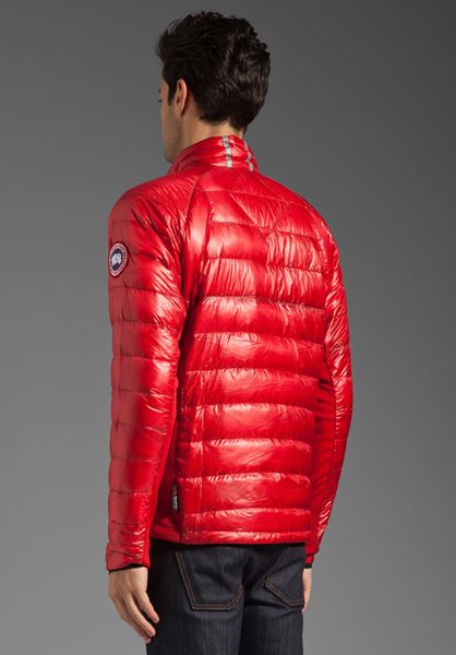Canada Goose Hybridge Lite Jacket in Red for Men | Lyst