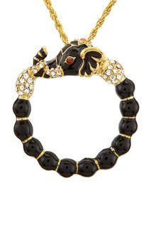 Kenneth Jay Lane Elephant Magnifying Glass Necklace - Lyst