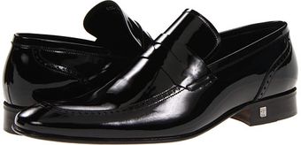Versace Patent Penny Loafer - Lyst
