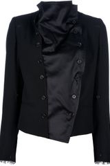 Ann Demeulemeester Short Double Breasted Jacket