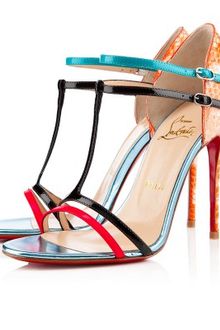 Christian Louboutin T-strap Sandal - Lyst