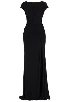 Elie Saab Cap Sleeve Jersey Gown - Lyst
