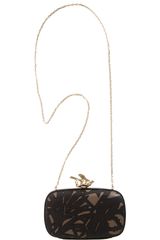 Givenchy Appliquéd Flower Minaudière Clutch