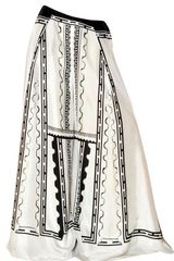 Mary Katrantzou Printed Silk Habotai Trousers