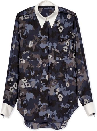 3.1 Phillip Lim Double Poplin Zipper Shirt - Lyst