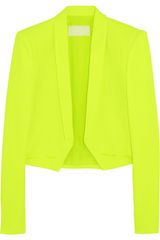 Antonio Berardi Neon Stretchcrepe Blazer