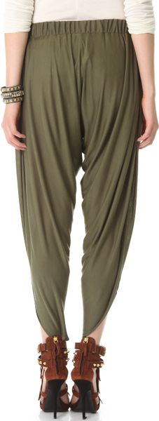 olive green harem pants