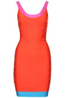 Hervé Léger Hervé Léger Tasha Bandage Dress - Lyst