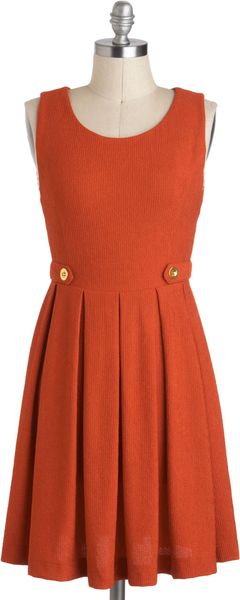 ModCloth Show You Carrot Dress - Lyst
