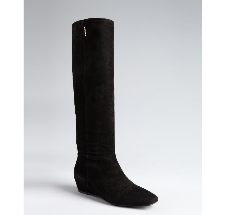prada sport wedge boots