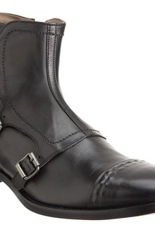 Alexander McQueen Rivet Textured Side Zip Boot - Lyst