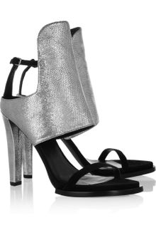 Alexander Wang Textured Leather Sandals - Lyst