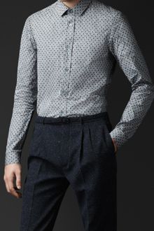 Burberry Prorsum Classic Fit Oak Leaf Shirt - Lyst