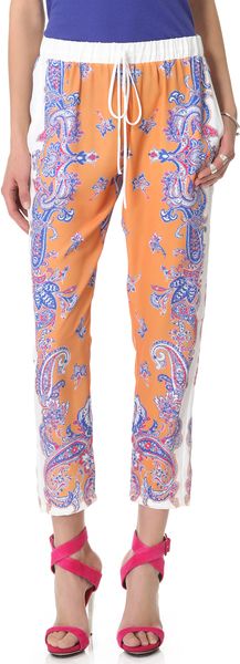 Clover Canyon Paisley Drawstring Pants - Lyst