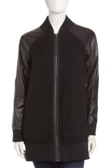 Cut25 Leathersleeve Jacket - Lyst