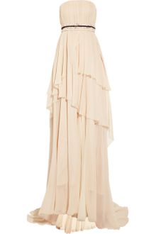 Girl. By Band Of Outsiders Charlotte Silk-georgette Gown - Lyst