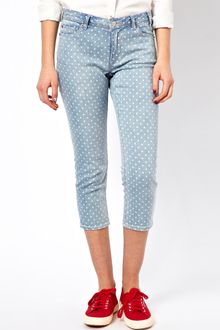Paul By Paul Smith Jeans in Polka Dot Denim - Lyst