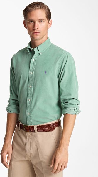 Polo Ralph Lauren Custom Fit Corduroy Sport Shirt - Lyst