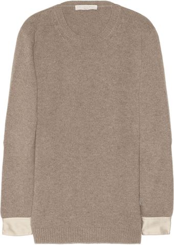 Stella McCartney Cotton and Wool Blend Tunic Sweater - Lyst
